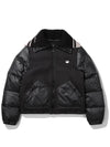 Hybrid smoking quilted down jacket BLACK WOMAN - MALBON GOLF - BALAAN 1