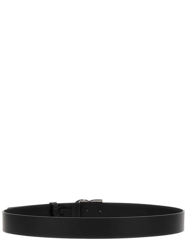 Logo Leather Belt Black - DOLCE&GABBANA - BALAAN 3