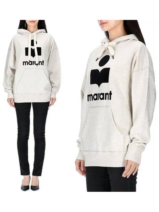 Mansell Logo W0001FA A1M07E 23EC Hooded Sweatshirt 992099 - ISABEL MARANT - BALAAN 1