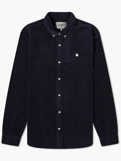 Madison Cord Long Sleeve Shirt Navy - CARHARTT WIP - BALAAN 2