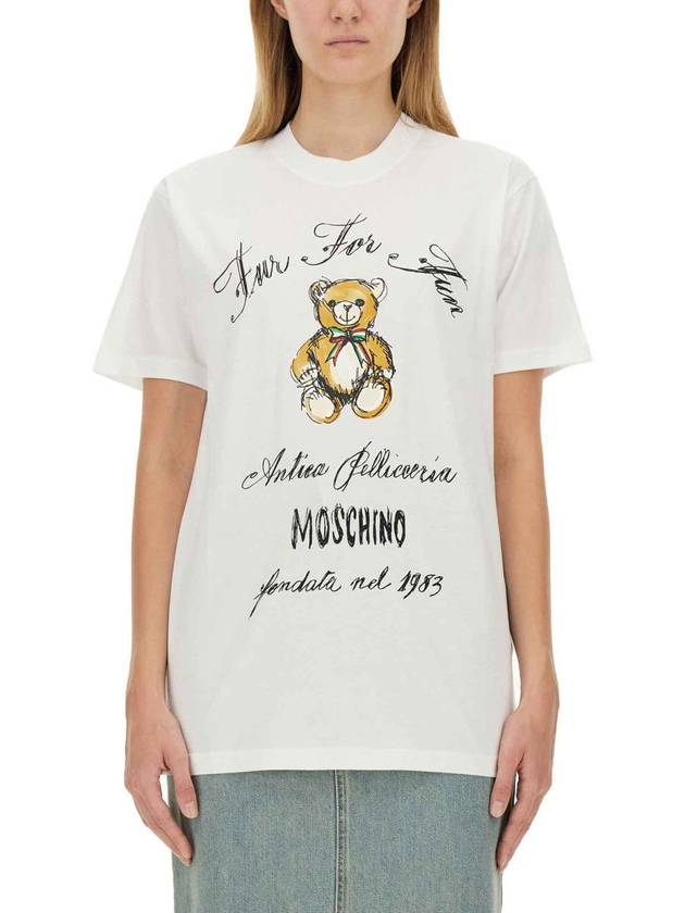 Moschino T-Shirt With Logo - MOSCHINO - BALAAN 1