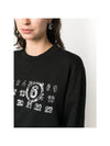 Number Print Sweatshirt Black - MAISON MARGIELA - BALAAN 3