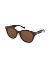 Eyewear Cat Eye Sunglasses Brown - GUCCI - BALAAN 1