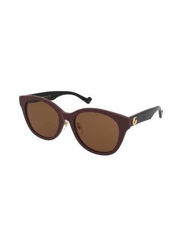 Eyewear Round Sunglasses Brown - GUCCI - BALAAN 1