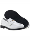 Brushed Leather Penny Loafers White - MIU MIU - BALAAN 6