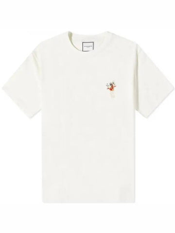 Seoul Back Logo Mountain Graphic T Shirt White - WOOYOUNGMI - BALAAN 1