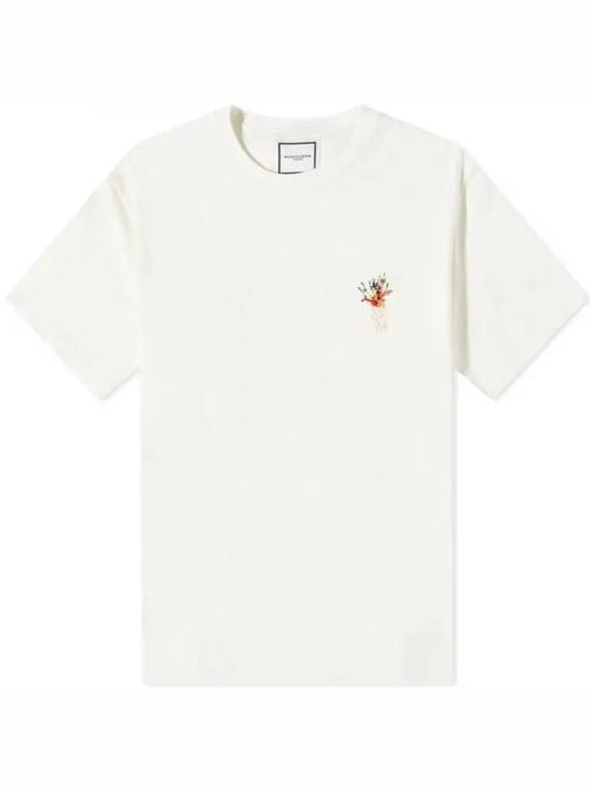 Seoul Back Logo Mountain Graphic T Shirt White - WOOYOUNGMI - BALAAN 1