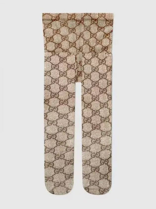 GG Monogram Pattern Stockings Brown - GUCCI - BALAAN 2