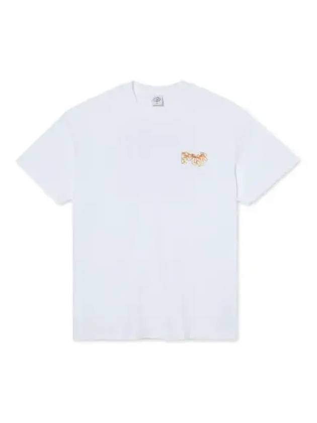 POLAR Green Spider Short Sleeve T Shirt White - POLAR SKATE CO. - BALAAN 1