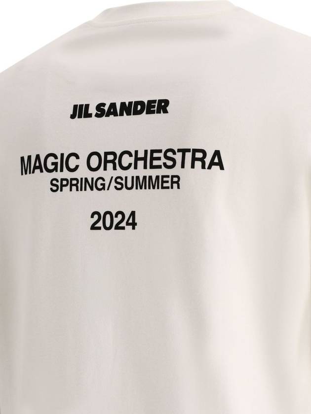 White Cotton T-Shirt J22GC0173J46219104 B0560984361 - JIL SANDER - BALAAN 5