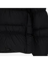 Yser logo short down padded jacket black - MONCLER - BALAAN 5