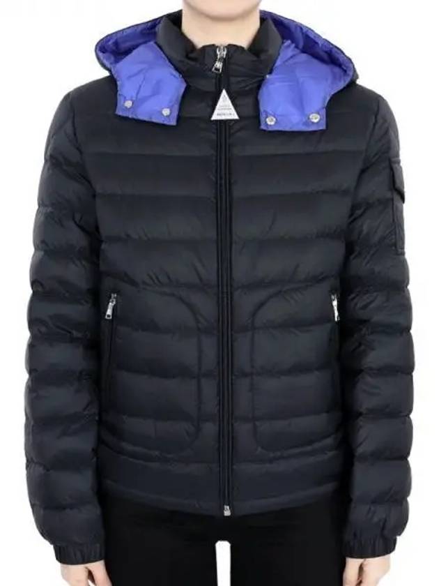 Kids LAUROS Hooded Down Jacket Navy 1A00031 595FE 778 12 14A Adult wearable 271148 1101055 - MONCLER - BALAAN 1