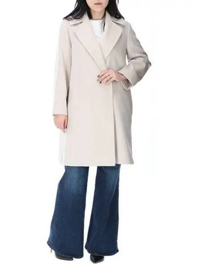 Tigre Wool Wrap Single Coat Cream - MAX MARA - BALAAN 2