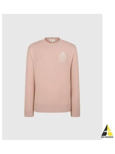 TRAVISMATHEW Men s Signature Crew Neck Sweater Pink - TRAVIS SCOTT - BALAAN 1