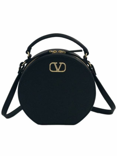 V Logo Signature Cross Bag Black - VALENTINO - BALAAN 2