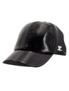 Reedition Vinyl Ball Cap Black - COURREGES - BALAAN 2