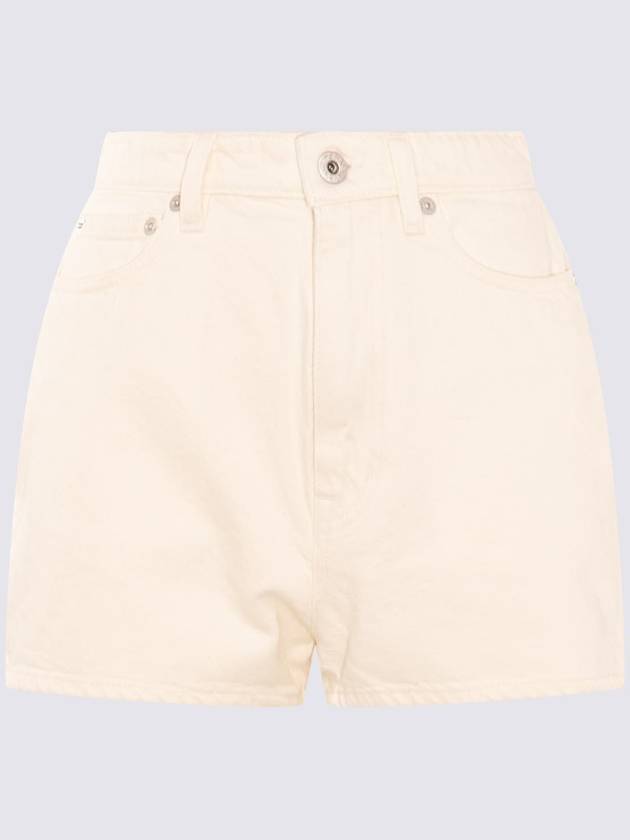 Kenzo Beige Cotton Shorts - KENZO - BALAAN 1