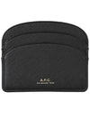 Demi Lune Card Wallet Black - A.P.C. - BALAAN 2