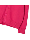 Women's Essential Cardigan Pink GB1 WSW 11 PNK - THE GREEN LAB - BALAAN 4
