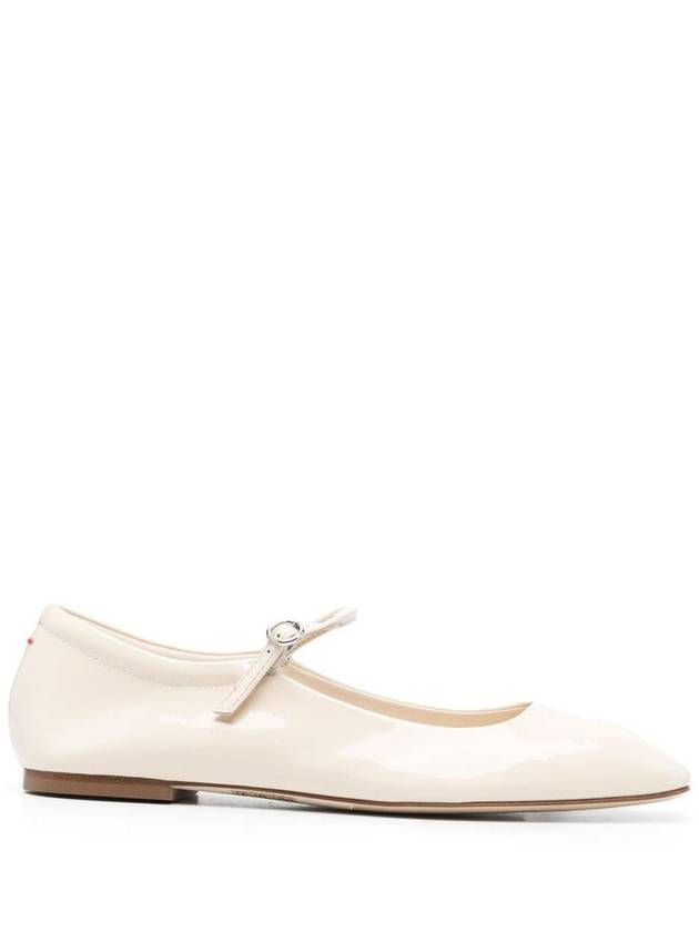 Aeyde Uma Patent Calf Leather Creamy Shoes - AEYDE - BALAAN 1