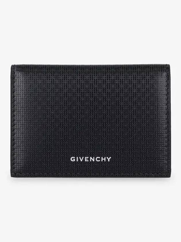 4G Classic Grain Calfskin Half Wallet Black - GIVENCHY - BALAAN 2