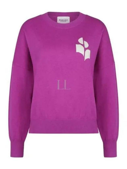 Marisans Logo Knit Top Purple - ISABEL MARANT - BALAAN 2