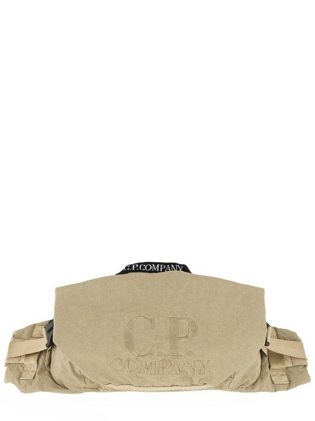 Plain Paper Touch Logo Waist Belt Bag Beige - CP COMPANY - BALAAN 2