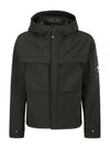 Men's Shell R Lens Wappen Hooded Jacket Black - CP COMPANY - BALAAN 2