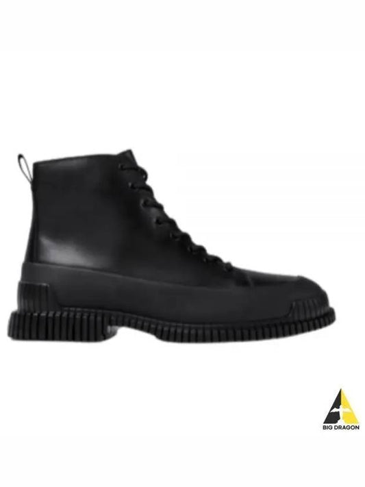 Pix Lace-Up Worker Boots Black - CAMPER - BALAAN 2