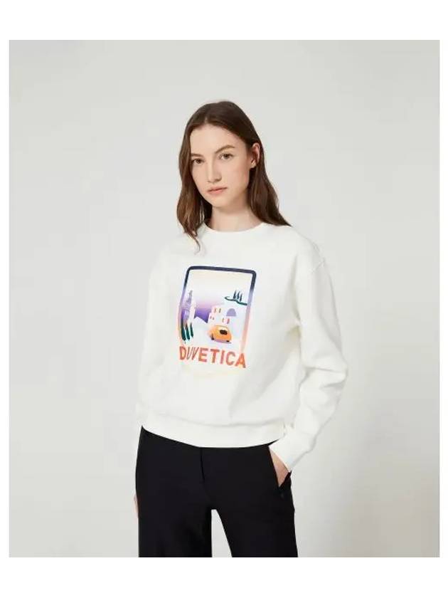 Myrtos W Light Cream Women s Sweatshirt - DUVETICA - BALAAN 1