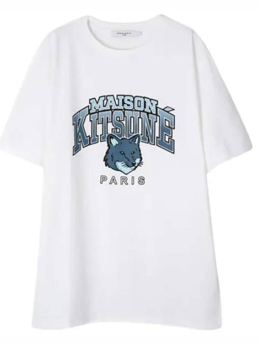 Campus Fox Relax Fit T Shirt Men s Short Sleeve Tee - MAISON KITSUNE - BALAAN 1