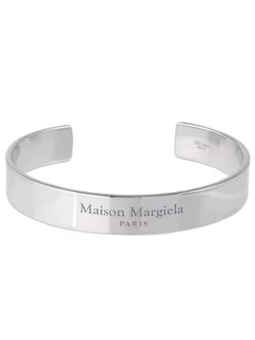 Logo Cuff Bracelet Silver - MAISON MARGIELA - BALAAN 1