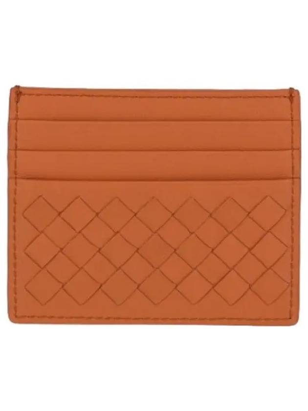 Intrecciato Napa card case clay wallet - BOTTEGA VENETA - BALAAN 1