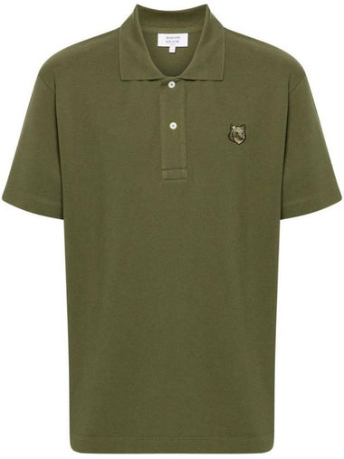 Bold Fox Head Patch Comfort Polo Shirt Military Green - MAISON KITSUNE - BALAAN 1