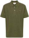 Bold Fox Head Patch Comfort Polo Shirt Military Green - MAISON KITSUNE - BALAAN 1