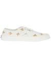 All Over Fox Head Printing Canvas Low Top Sneakers White - MAISON KITSUNE - BALAAN 3