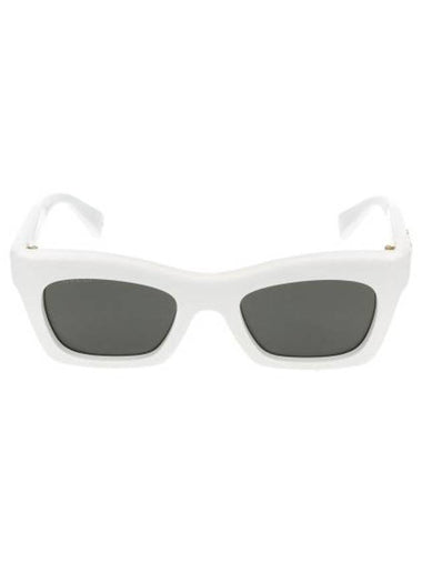 24SS Sunglasses GG1773S 002 WHITE WHITE GRAY - GUCCI - BALAAN 1