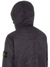 Garment Dyed Micro Yarn Hooded Jacket Black - STONE ISLAND - BALAAN 5