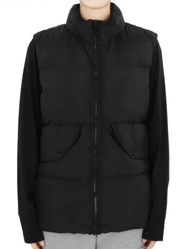 Kids Wappen Patch Down Padded Vest Black - STONE ISLAND - BALAAN 2