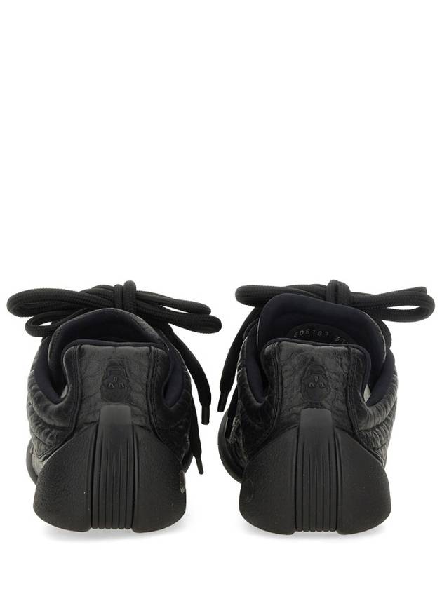 Flexion Lace-Up Low Top Sneakers Black - ALEXANDER MCQUEEN - BALAAN 5