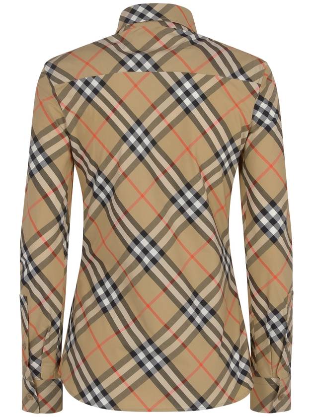 Check Pattern Shirt Beige - BURBERRY - BALAAN 3