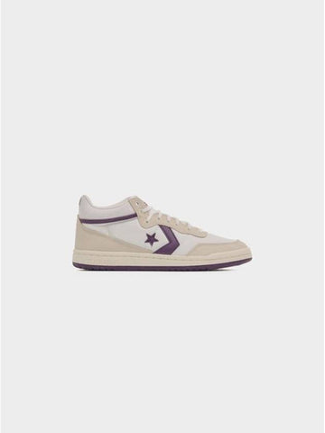 Unisex Fastbreak Pro Mid White Purple A08854C - CONVERSE - BALAAN 1