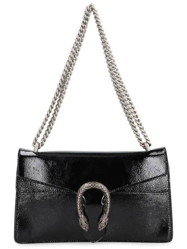 Dionysus Small Leather Shoulder Bag Black - GUCCI - BALAAN 1