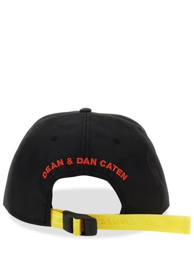 logo patch ball cap black - DSQUARED2 - BALAAN 4