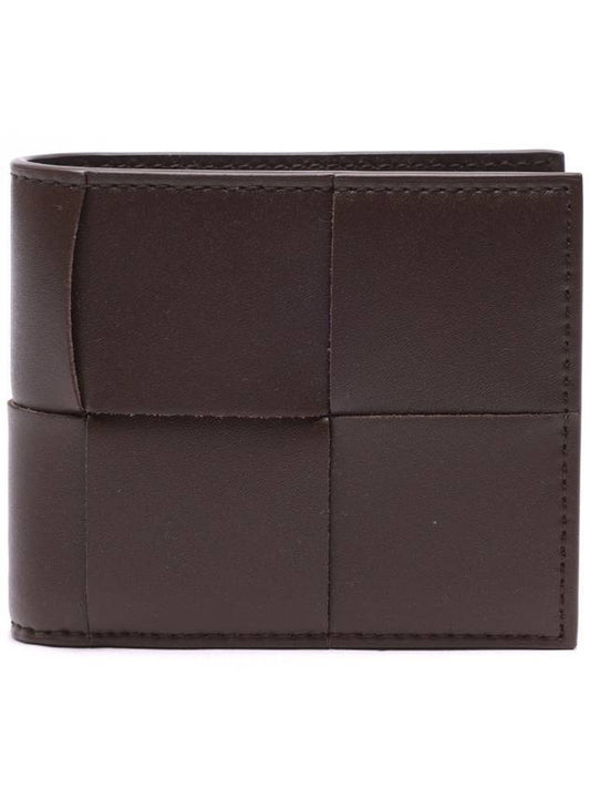 Intrecciato Coin Pocket Half Wallet Brown - BOTTEGA VENETA - BALAAN 1