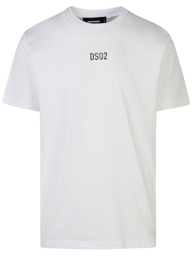 DSQUARED2 White Cotton T-Shirt - DSQUARED2 - BALAAN 1