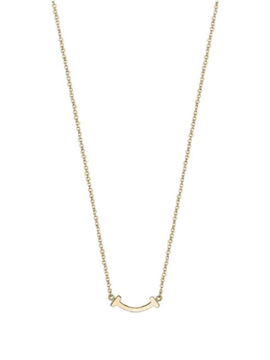 Smile Pendant Necklace Gold - TIFFANY & CO. - BALAAN 1