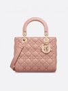 Lady Cannage Lambskin Medium Tote Bag Blush - DIOR - BALAAN 2