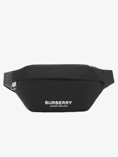 Logo Print Nylon Sonny Bum Belt Bag Black - BURBERRY - BALAAN 2