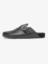 Mirvin Buckle Leather Mule Black - ISABEL MARANT - BALAAN 2